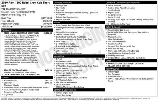 2019 RAM 1500 Rebel