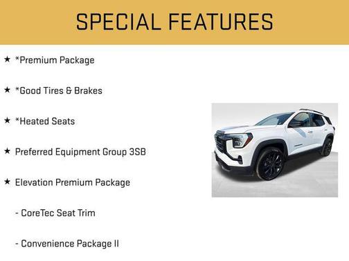 Summit White 2026 GMC Terrain AWD Elevation