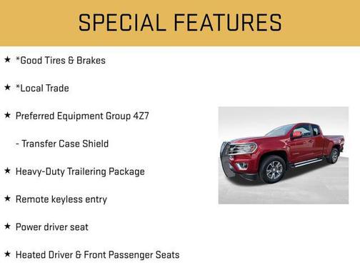 Red Rock Metallic 2015 Chevrolet Colorado Z71