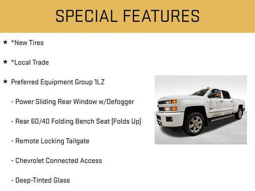 Summit White 2019 Chevrolet Silverado 2500 LTZ