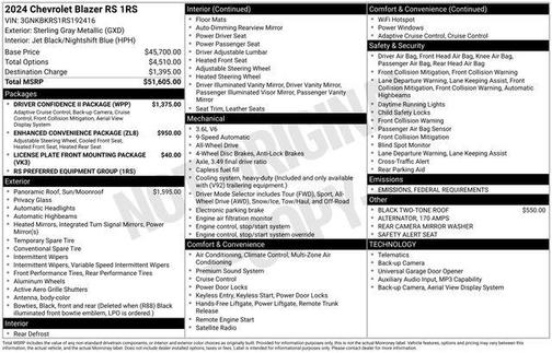 2024 Chevrolet Blazer RS
