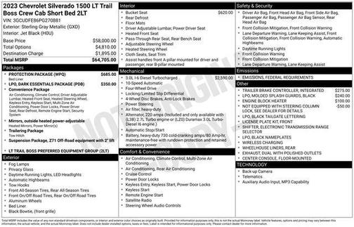 2023 Chevrolet Silverado 1500 LT Trail Boss