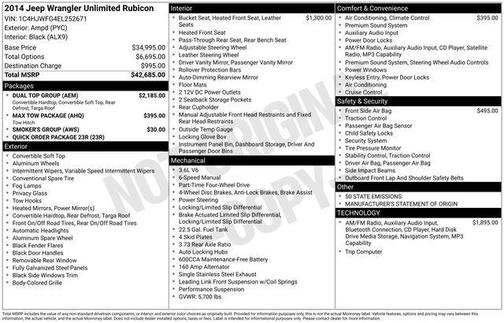 2014 Jeep Wrangler Unlimited Rubicon