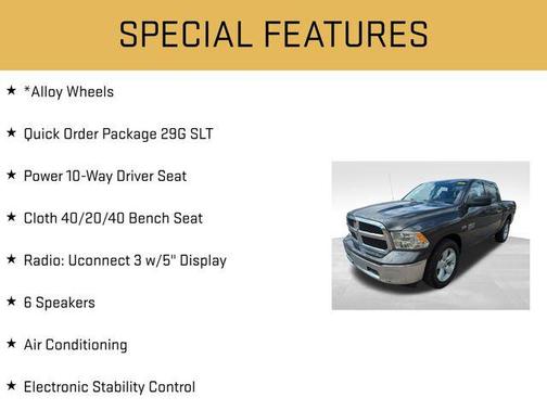Granite Crystal Metallic Clearcoat 2023 RAM 1500 Classic SLT