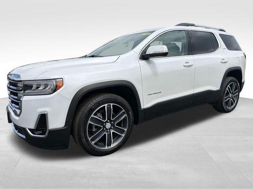 White Frost Tricoat 2023 GMC Acadia AWD SLT