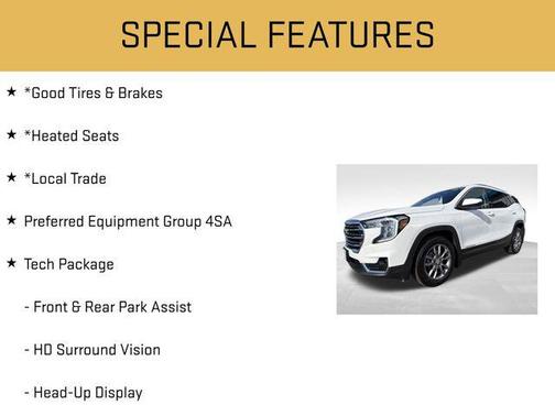 Summit White 2022 GMC Terrain SLT