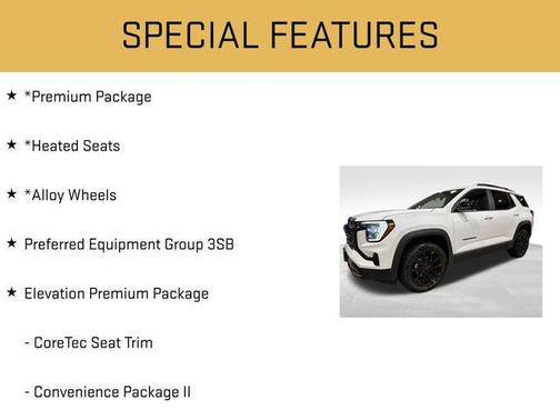 Summit White 2026 GMC Terrain AWD Elevation