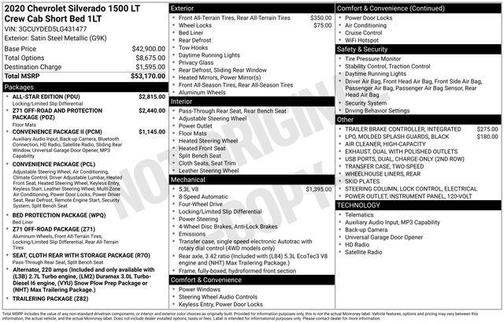 2020 Chevrolet Silverado 1500 LT
