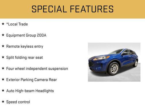 Atlas Blue Metallic 2022 Ford Escape SE