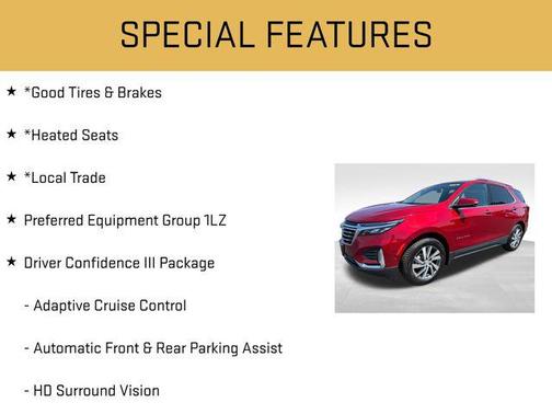 Radiant Red Tintcoat 2023 Chevrolet Equinox Premier w/1LZ