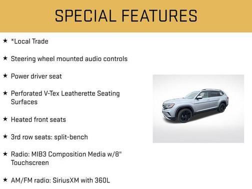 2022 Volkswagen Atlas 3.6L SE w/Technology