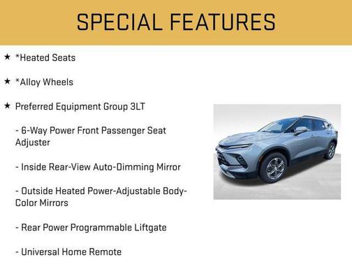 Sterling Gray Metallic 2024 Chevrolet Blazer 3LT