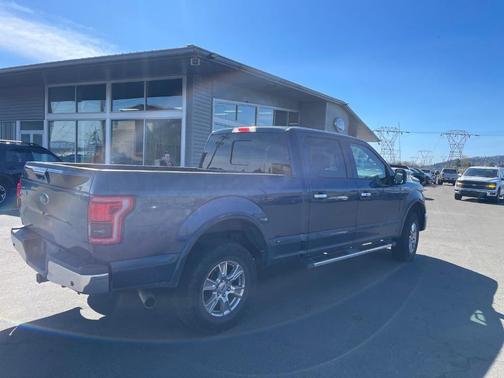 Blue 2016 Ford F-150 Lariat