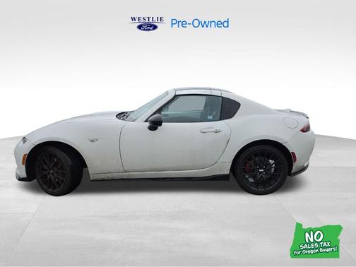 Arctic White 2021 Mazda MX-5 Miata RF Club