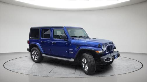 Ocean Blue Metallic 2020 Jeep Wrangler Unlimited Sahara
