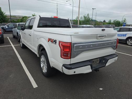 White Platinum Clearcoat Metallic 2017 Ford F-150 Platinum
