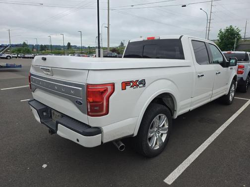 White Platinum Clearcoat Metallic 2017 Ford F-150 Platinum