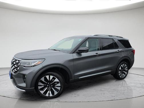 Gray 2026 Ford Explorer Platinum