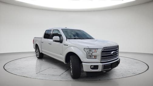White Platinum Clearcoat Metallic 2017 Ford F-150 Limited