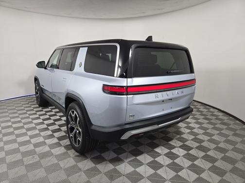 LA Silver paint 2025 Rivian R1S Adventure trim