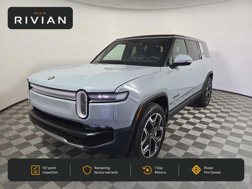 Limestone paint 2025 Rivian R1S Adventure trim