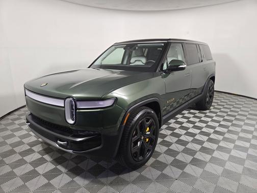 Forest Green 2024 Rivian R1S Adventure Quad Motor Large Pack