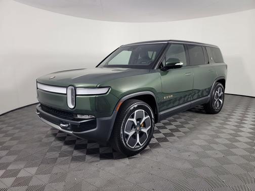 Forest Green 2024 Rivian R1S Adventure Quad Motor Large Pack