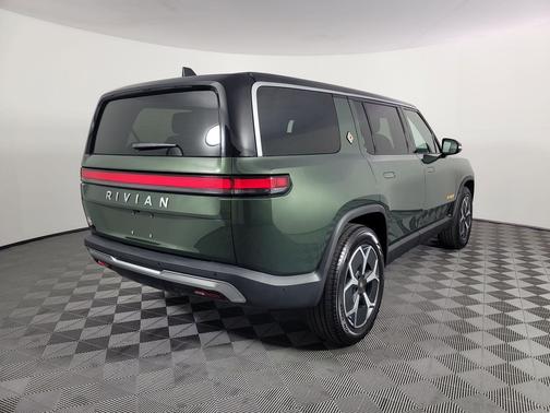 Forest Green 2024 Rivian R1S Adventure Quad Motor Large Pack