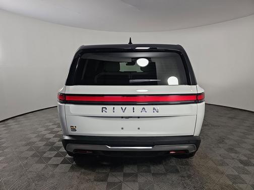 Glacier White 2024 Rivian R1S Adventure Quad Motor Large Pack
