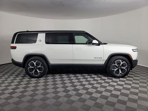 Glacier White 2024 Rivian R1S Adventure Package