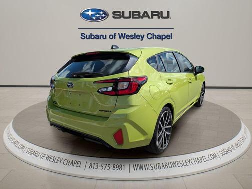 Yellow 2026 Subaru Impreza Sport