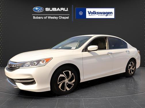 White Orchid Pearl 2016 Honda Accord LX