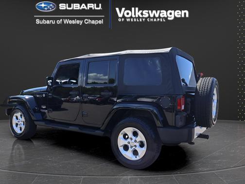Black Clearcoat 2015 Jeep Wrangler Unlimited Sahara