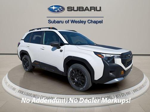 Crystal White Pearl 2026 Subaru Forester Wilderness