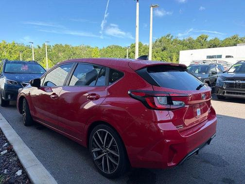 Pure Red 2025 Subaru Impreza Sport