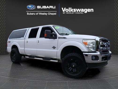 White Platinum Tri-Coat Metallic 2016 Ford F-250 Lariat