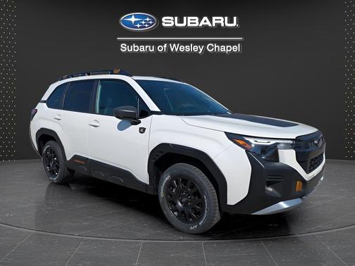 Crystal White Pearl 2026 Subaru Forester Wilderness