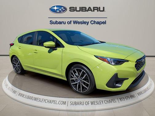 Yellow 2026 Subaru Impreza Sport