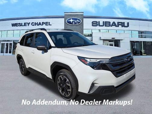 Crystal White Pearl 2026 Subaru Forester Premium