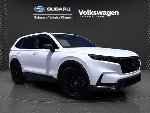 Platinum White 2026 Honda CR-V Hybrid Sport-L