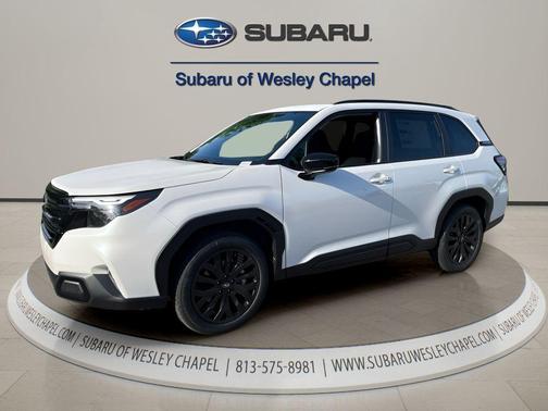 Crystal White Pearl 2026 Subaru Forester Sport