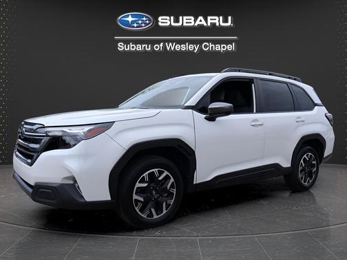 Crystal White Pearl 2025 Subaru Forester Premium