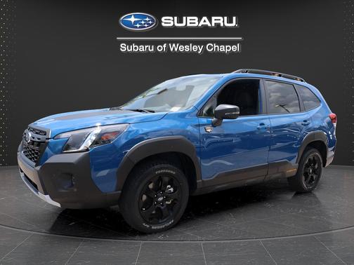 Geyser Blue 2022 Subaru Forester Wilderness
