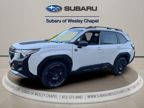 Crystal White Pearl 2026 Subaru Forester Wilderness