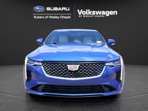 Wave Metallic 2024 Cadillac CT4 Luxury