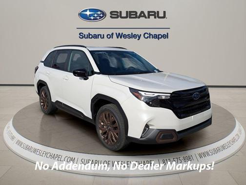 Crystal White Pearl 2026 Subaru Forester Sport