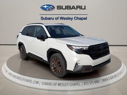 Crystal White Pearl 2026 Subaru Forester Sport