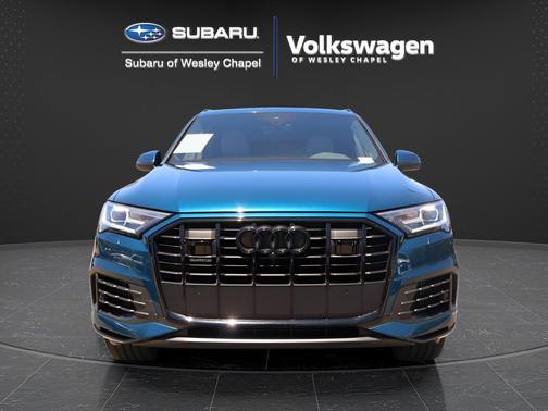 Galaxy Blue Metallic 2021 Audi Q7 55 Premium Plus