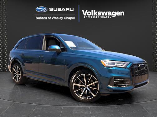 Galaxy Blue Metallic 2021 Audi Q7 55 Premium Plus