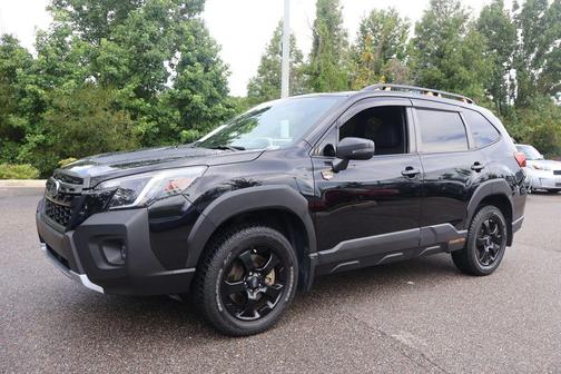 Crystal Black Silica 2023 Subaru Forester Wilderness